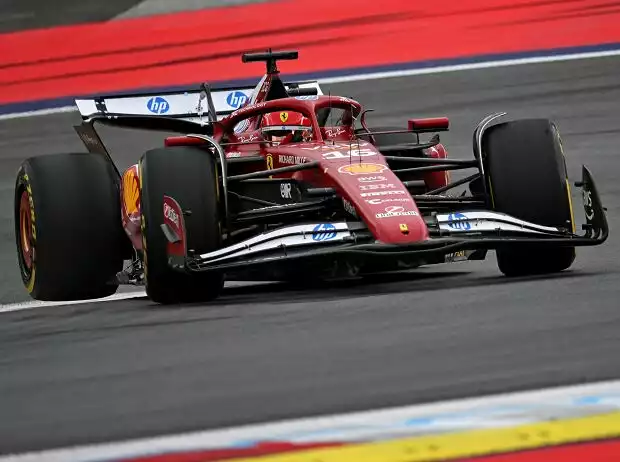Charles Leclerc (Ferrari SF-25) beim Formel-1-Rennen in Österreich 2025 Titel-Bild zur News: Charles Leclerc (Ferrari SF-25) beim Formel-1-Rennen in Österreich 2025