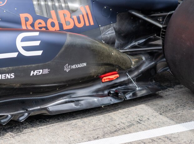 Unterboden-Update am Red Bull RB21 in Spielberg 2025 Unterboden-Update am Red Bull RB21 in Spielberg 2025