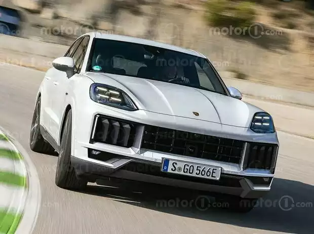 Porsche Cayenne (2026) im Rendering von Motor1.com Titel-Bild zur News: Porsche Cayenne (2026) im Rendering von Motor1.com