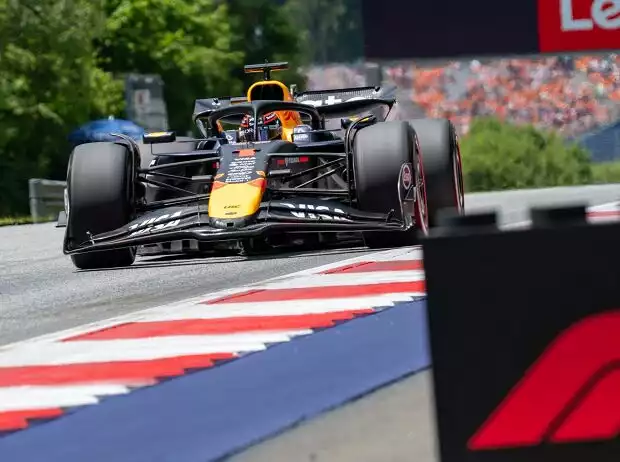 Max Verstappen (Red Bull RB21) beim Formel-1-Rennen in Österreich 2025 Titel-Bild zur News: Max Verstappen (Red Bull RB21) beim Formel-1-Rennen in Österreich 2025