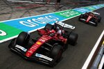 Charles Leclerc (Ferrari) und Lewis Hamilton (Ferrari) 