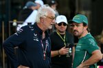 Flavio Briatore und Fernando Alonso (Aston Martin) 