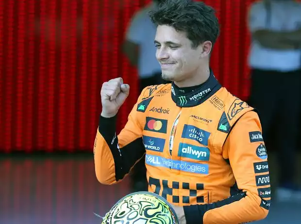 Lando Norris (McLaren) nach dem Qualifying zum Formel-1-Rennen in Österreich 2025 Titel-Bild zur News: Lando Norris (McLaren) nach dem Qualifying zum Formel-1-Rennen in Österreich 2025