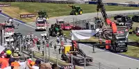 Kran-Unfall beim Grand Prix von Österreich