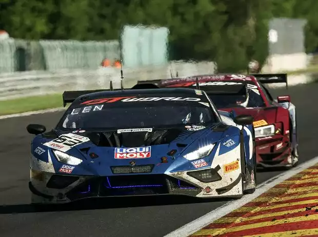 Der Grasser-Lamborghini #63 gewinnt die 24 Stunden von Spa 2025 Titel-Bild zur News: Der Grasser-Lamborghini #63 gewinnt die 24 Stunden von Spa 2025
