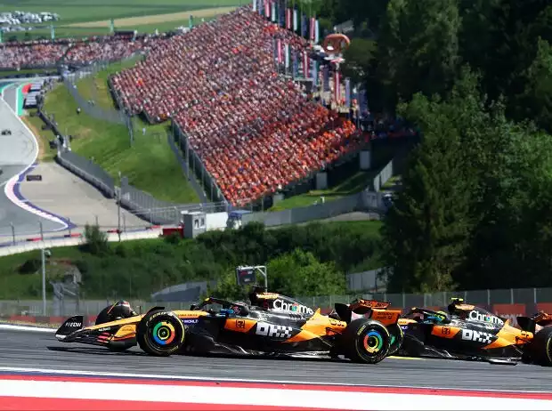 Oscar Piastri, Lando Norris Titel-Bild zur News: Oscar Piastri, Lando Norris