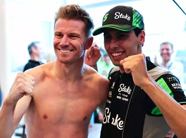 Nico Hülkenberg, Gabriel Bortoleto Titel-Bild zur News: Nico Hülkenberg, Gabriel Bortoleto