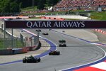 Esteban Ocon (Haas), Yuki Tsunoda (Red Bull) und Nico Hülkenberg (Sauber) 