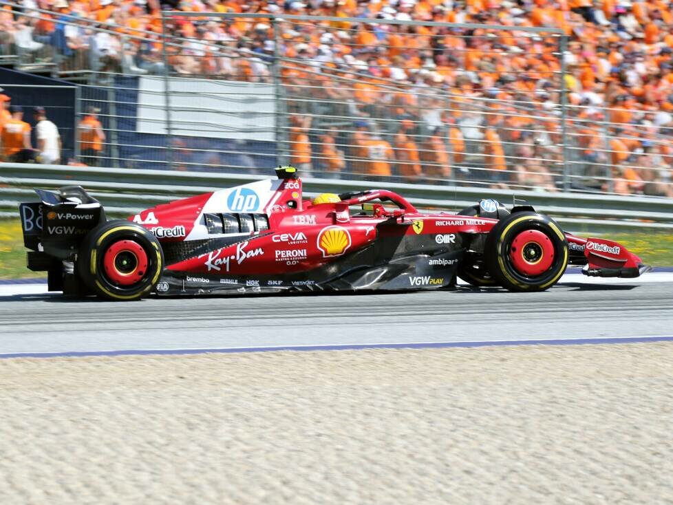 Lewis Hamilton im Ferrari SF-25 beim Formel-1-Rennen in Spielberg 2025