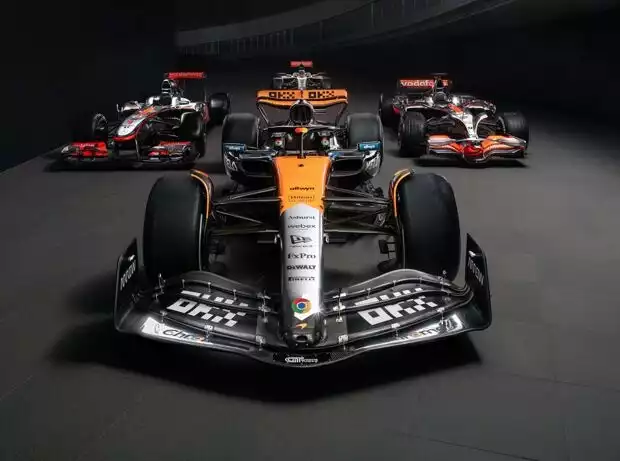 McLaren im Chrome-Look für 2025 Titel-Bild zur News: McLaren im Chrome-Look für 2025