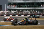 Lando Norris (McLaren) und Lewis Hamilton (Ferrari) 