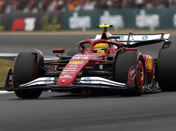 Lewis Hamilton im Ferrari SF-25 beim Formel-1-Rennen in Silverstone 2025 Titel-Bild zur News: Lewis Hamilton im Ferrari SF-25 beim Formel-1-Rennen in Silverstone 2025
