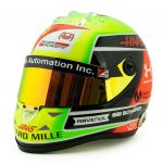 Mick Schumacher Miniaturhelm Testfahrt Abu Dhabi 2020 1:2