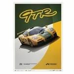 Poster McLaren F1 GTR - Mach One Racing - 1995