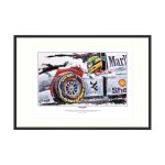 Ayrton Senna Kunstdruck McLaren 1993 von Armin Flossdorf