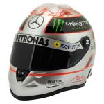 Michael Schumacher Platin-Helm Spa 300th GP 2012 1:2