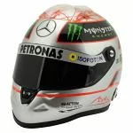 Michael Schumacher Platin-Helm Spa 300th GP 2012 1:2