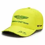 Aston Martin F1 Alonso Cap gelb