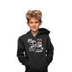 24h Nürburgring/Spa Kinder Kapuzenpullover schwarz