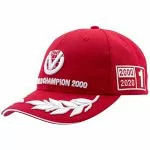 Michael Schumacher Cap World Champion 2000 Limited Edition rot