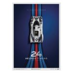 Poster Porsche 917 - Martini - 24h Le Mans - 1971