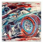 Kunstwerk Lewis Hamilton 2018 #0037