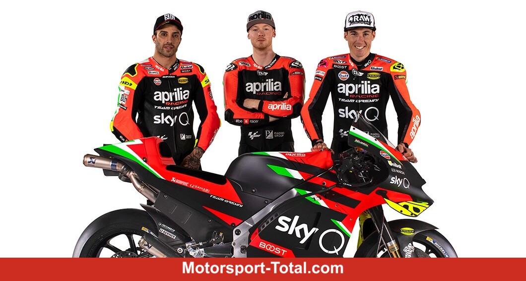 Aprilia enthüllt MotoGP-Bike 2020 in Katar, Iannone hofft ...