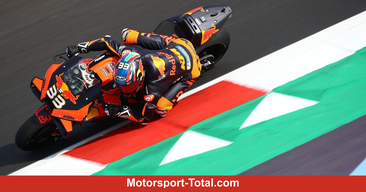 Brad Binder mit Bestzeit von Freitag, nur Rossi P15