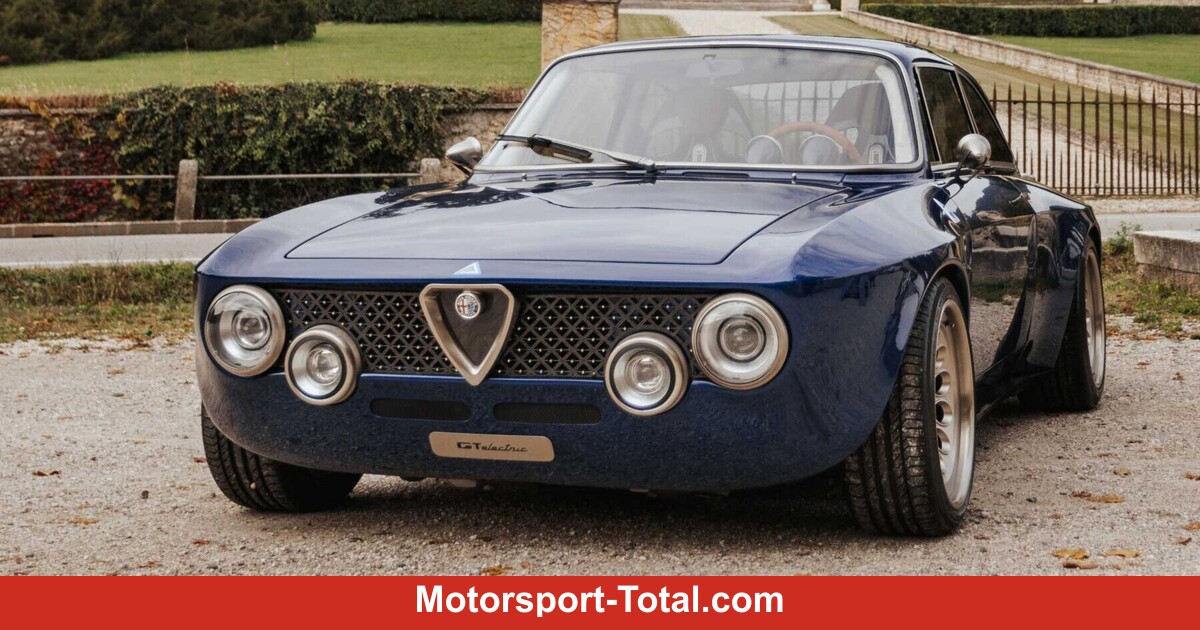 Totem GT Electric Schone Retroversion des Alfa Giulia GTA mit Elektroantrieb