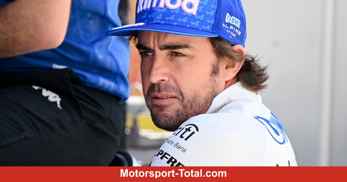 Cambio de motor de Alonso antes de la carrera