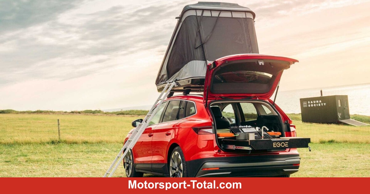The Skoda Enyaq iV is coming to the UK as a FestEVal camper