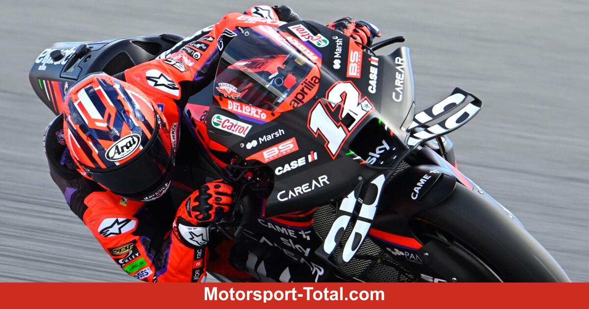 Práctica 1 de MotoGP Argentina 2023: Aprilia doble líder, Quartararo 15. Práctica 1 de MotoGP Argentina 2023: Aprilia doble líder, Quartararo 15.