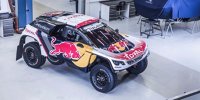 Der Peugeot 3008DKR zeigt seine Farben