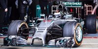 Jorge Lorenzo im Formel-1-Mercedes