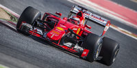 Ferrari-Reifentest in Barcelona