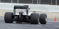 Mercedes-Reifentest in Barcelona