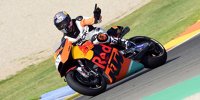 Tony Cairoli testet MotoGP-KTM