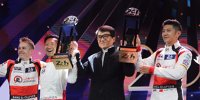 Siegesfeier von Jackie-Chan-Racing
