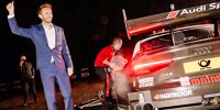 DTM-Champion Rene Rast feiert in Minden