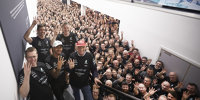 Lewis Hamilton: Weltmeister-Empfang bei Mercedes