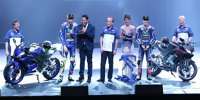 Medienveranstaltung mit Rossi & Vinales