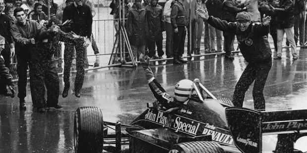 Estoril 1985: Ayrton Sennas erster Sieg