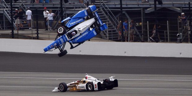 Indy 500 2017: Horrorcrash von Scott Dixon