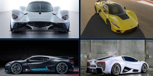 Rangliste: Die 12 stärksten Hypercars mit mehr als 1.000 PS
