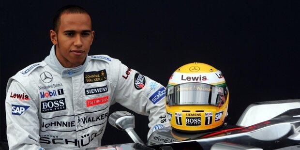 Der erste Formel-1-Test von Lewis Hamilton