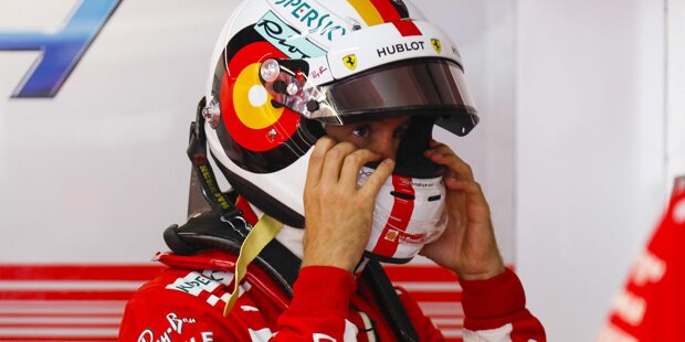 Sebastian Vettels Spezialhelm für Hockenheim