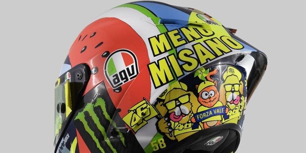 Misano-Helmdesign von Valentino Rossi 2019