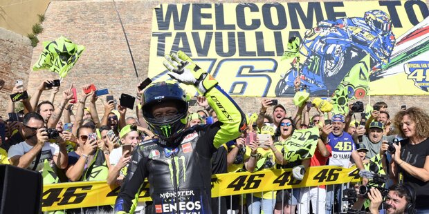 Valentino Rossi: Mit der Yamaha M1 durch Tavullia