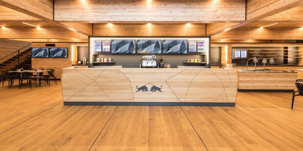 Das neue "Holzhaus" von Red Bull und Toro Rosso