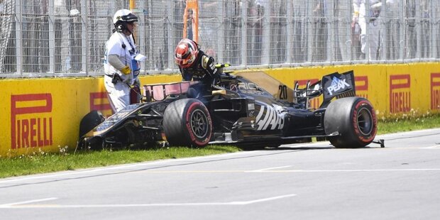 Qualifying-Unfall von Kevin Magnussen in Kanada